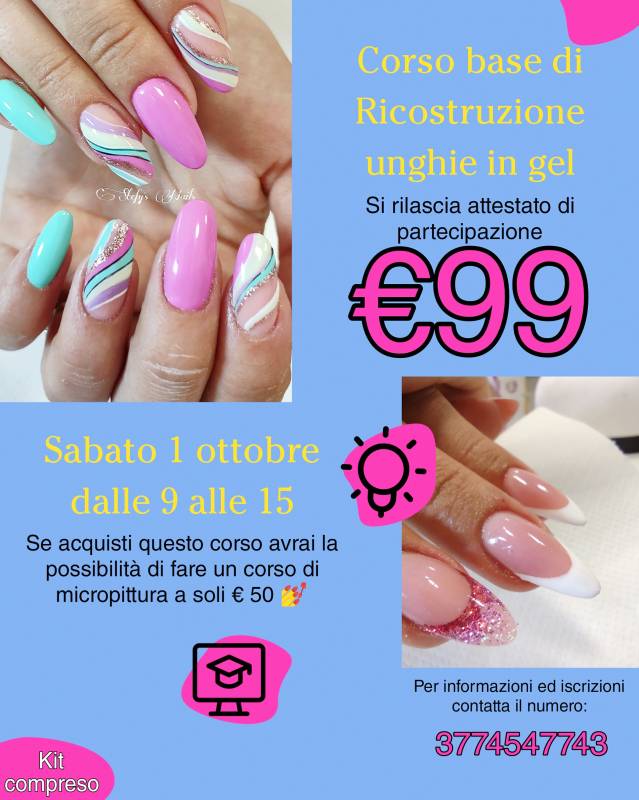 Corso di Ricostruzione unghie in gel